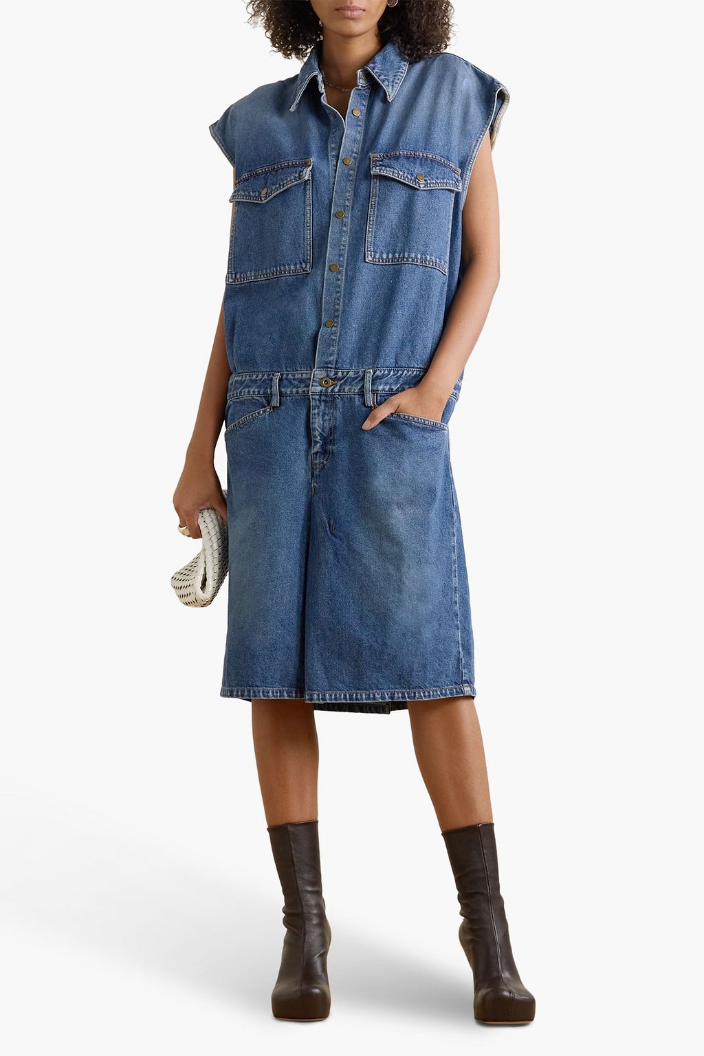 PETAR PETROV Alica denim shirt dress