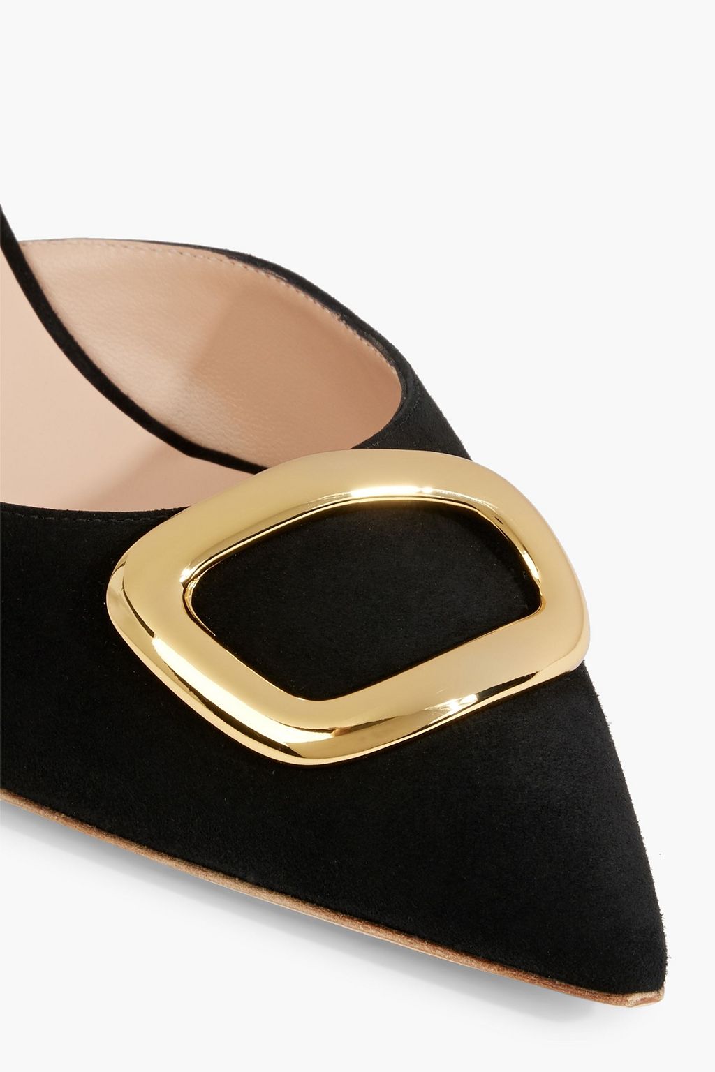 RUPERT SANDERSON Elsa embellished suede mules