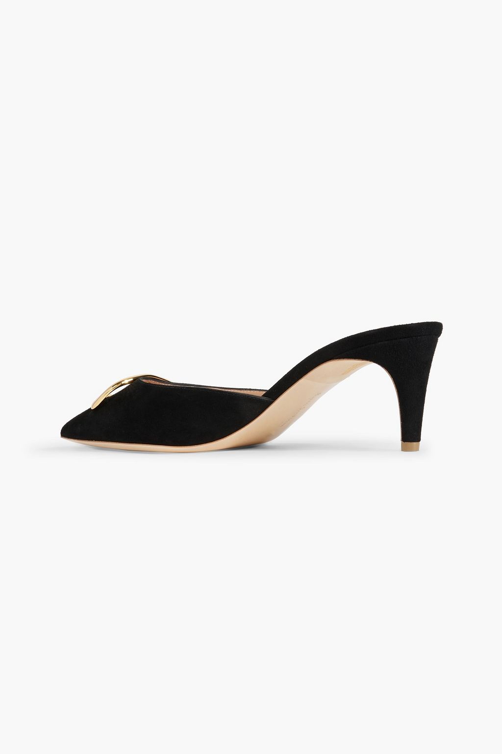 RUPERT SANDERSON Elsa embellished suede mules