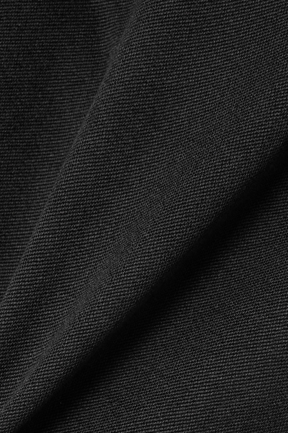 Wales Bonner Coltrane Wool And Cotton-blend Drill Flared Pants In Black