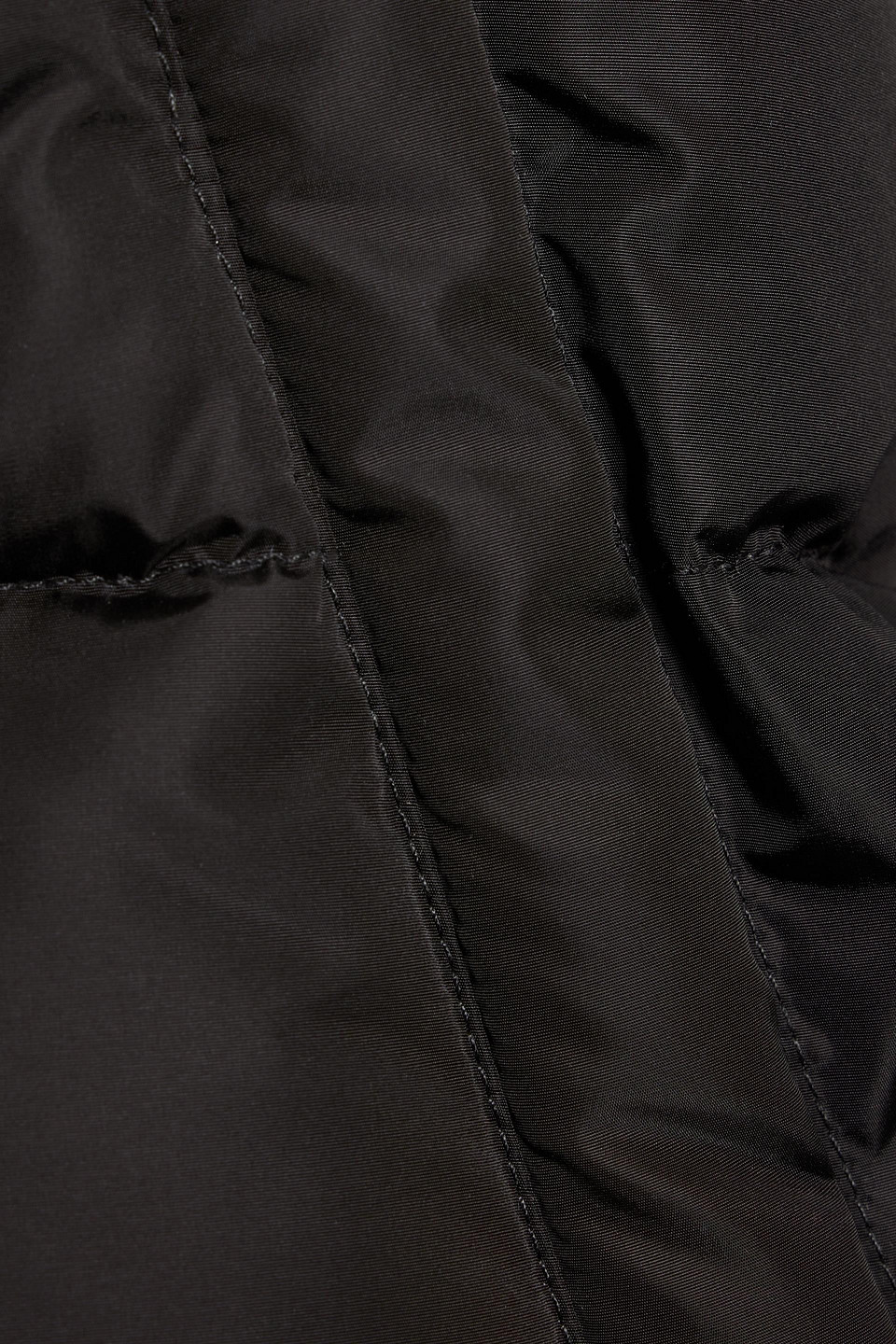 WARDROBE.NYC CROPPED QUILTED SHELL HOODED DOWN JACKET