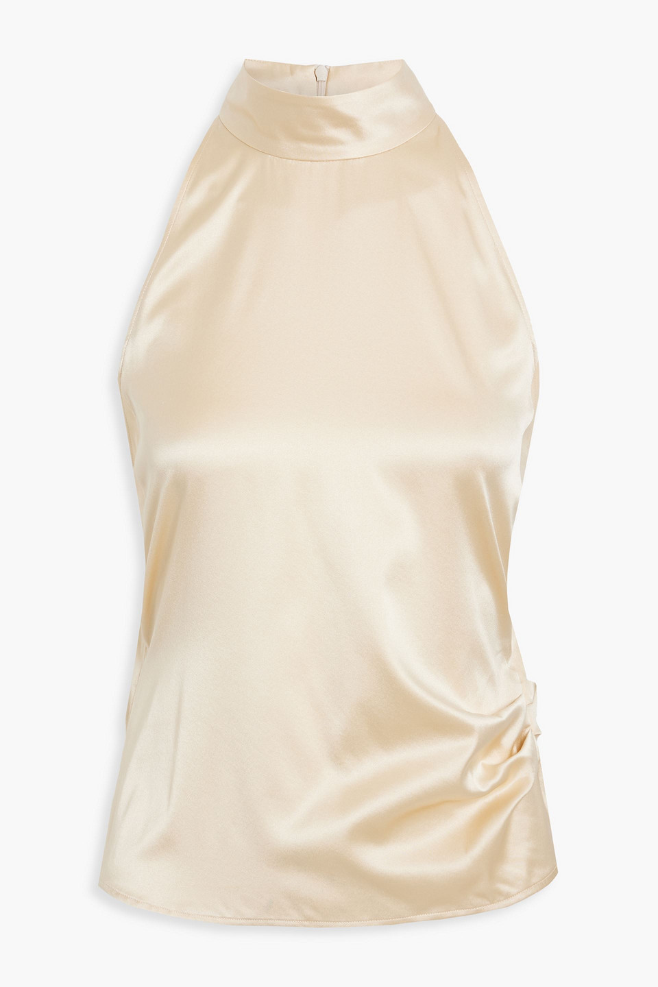 Helmut Lang Oberteil Aus Satin Aus Einer Seidenmischung In Beige