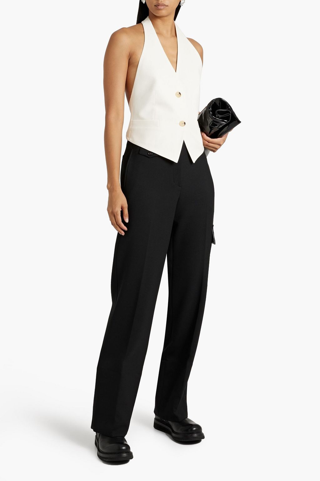 HELMUT LANG Twill straight-leg pants