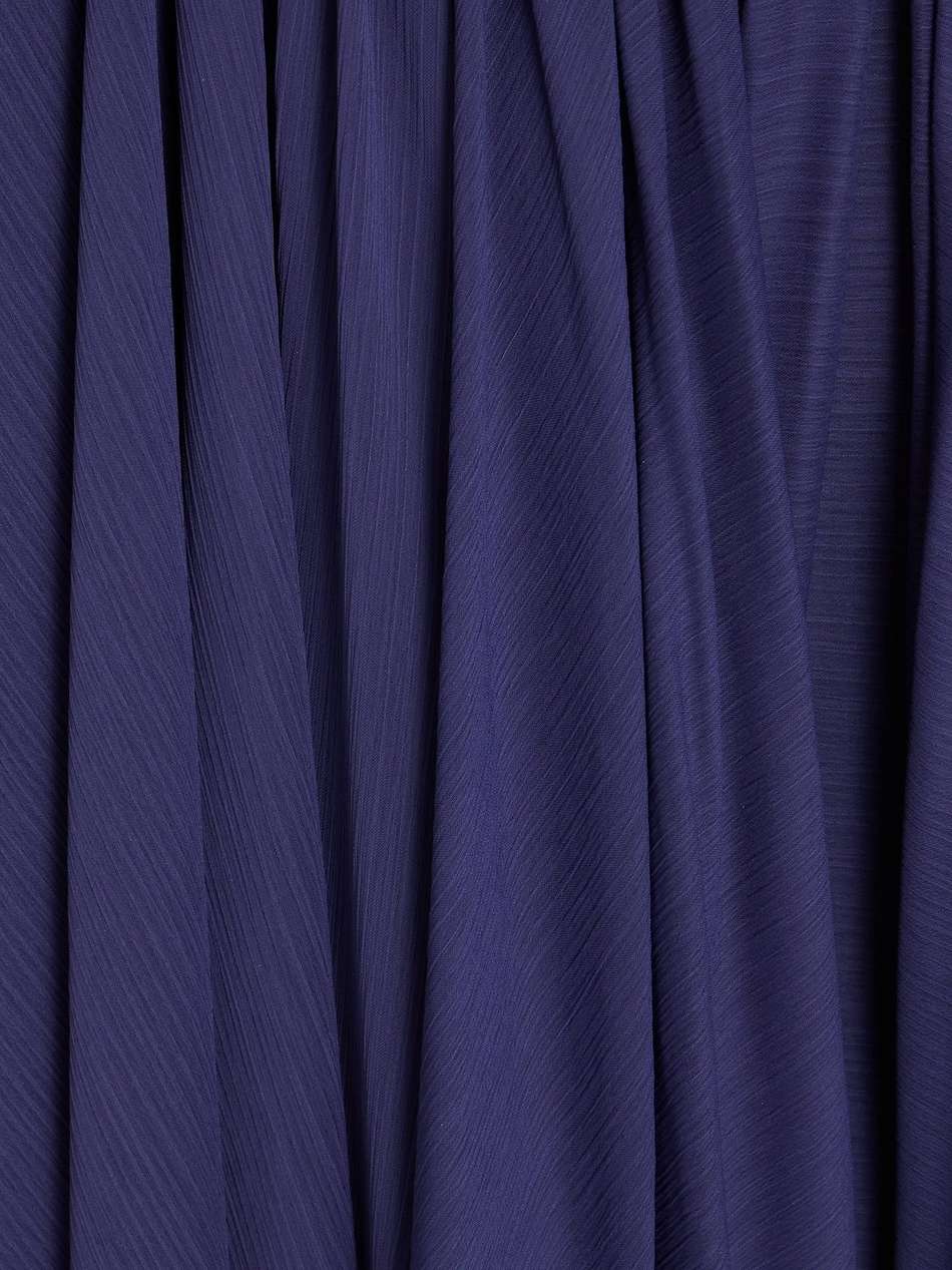 altheda one-shoulder bow-embellished crepon gown