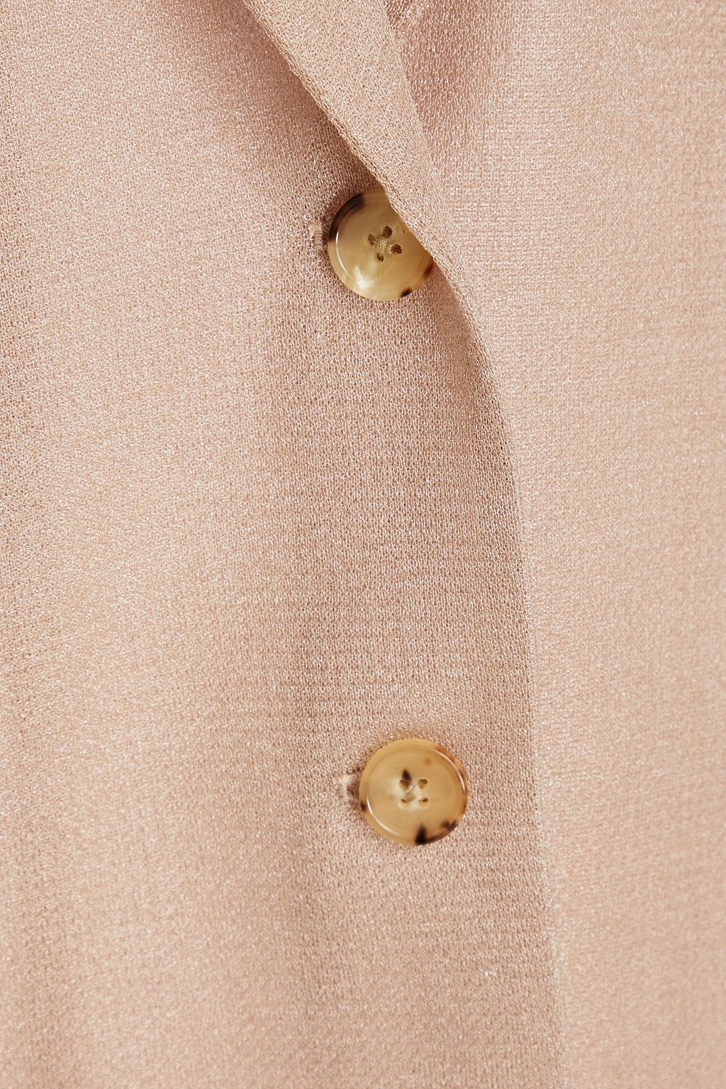 HERVÉ LÉGER Metallic knitted blazer