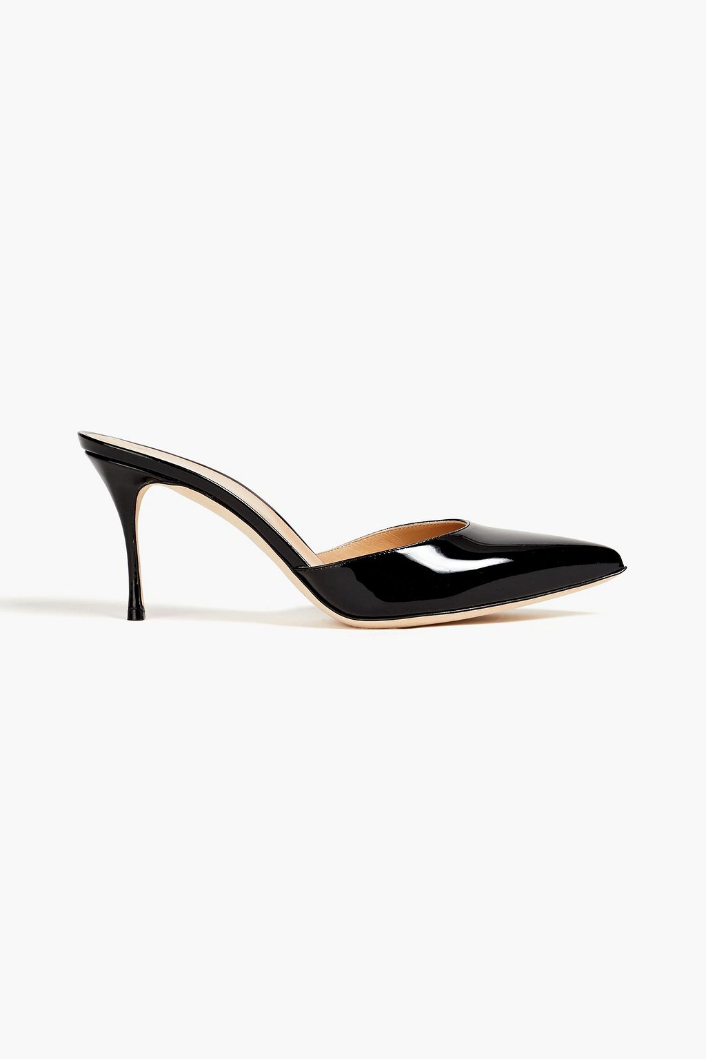 Patent leather mules sales