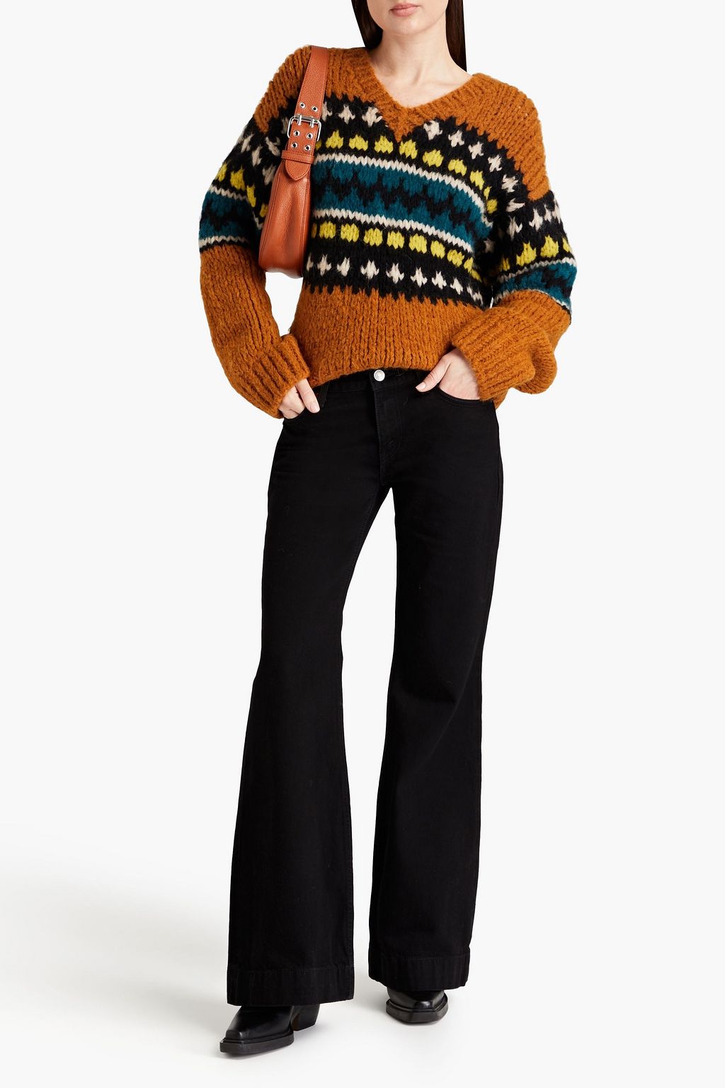 RE/DONE Low-rise flared jeans