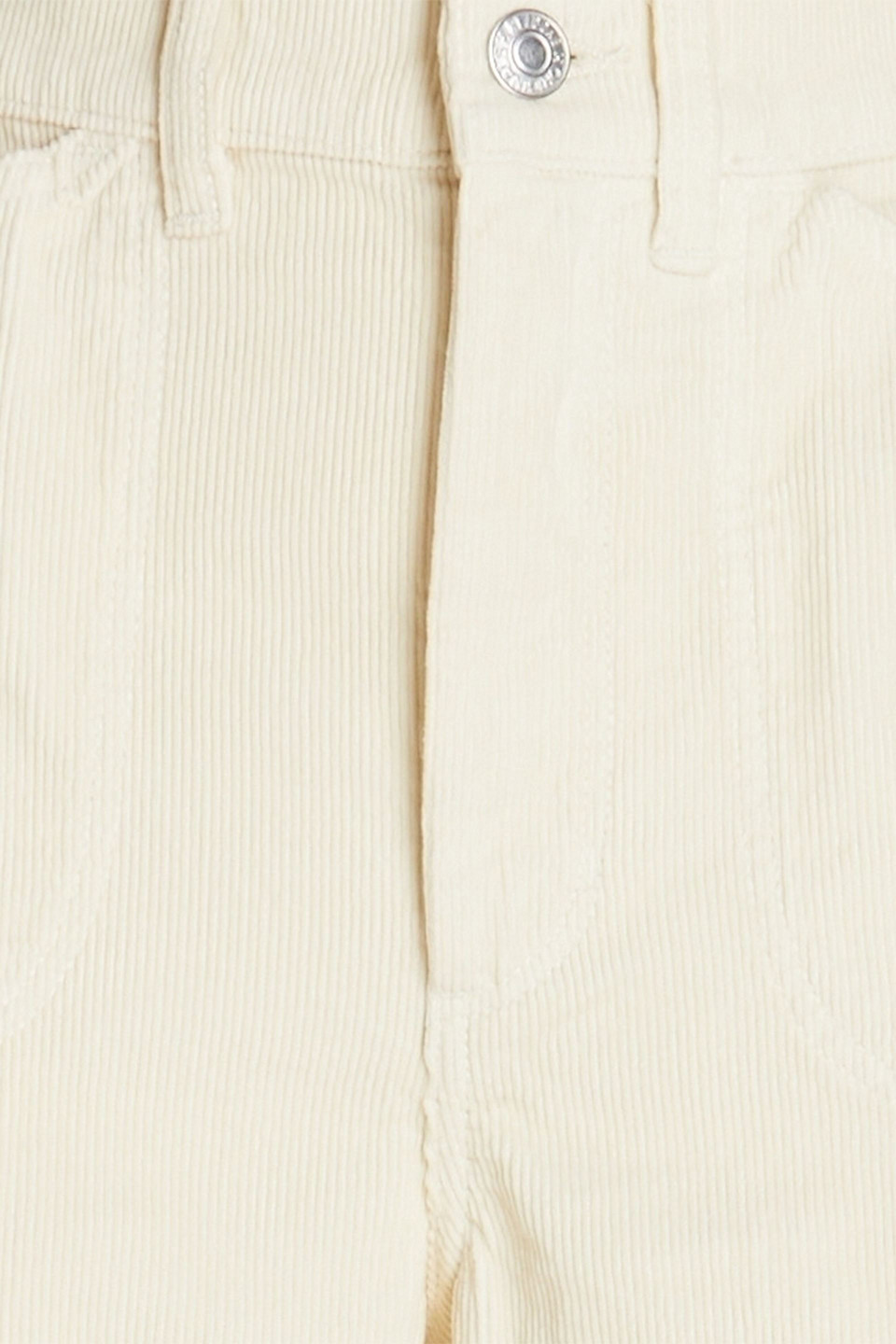 Re/done High-rise Bootcut Jeans In Ivory