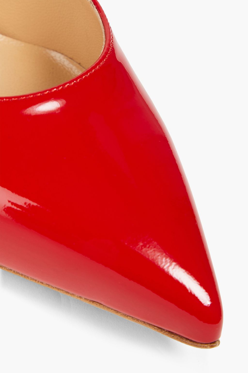 SERGIO ROSSI Patent-leather mules
