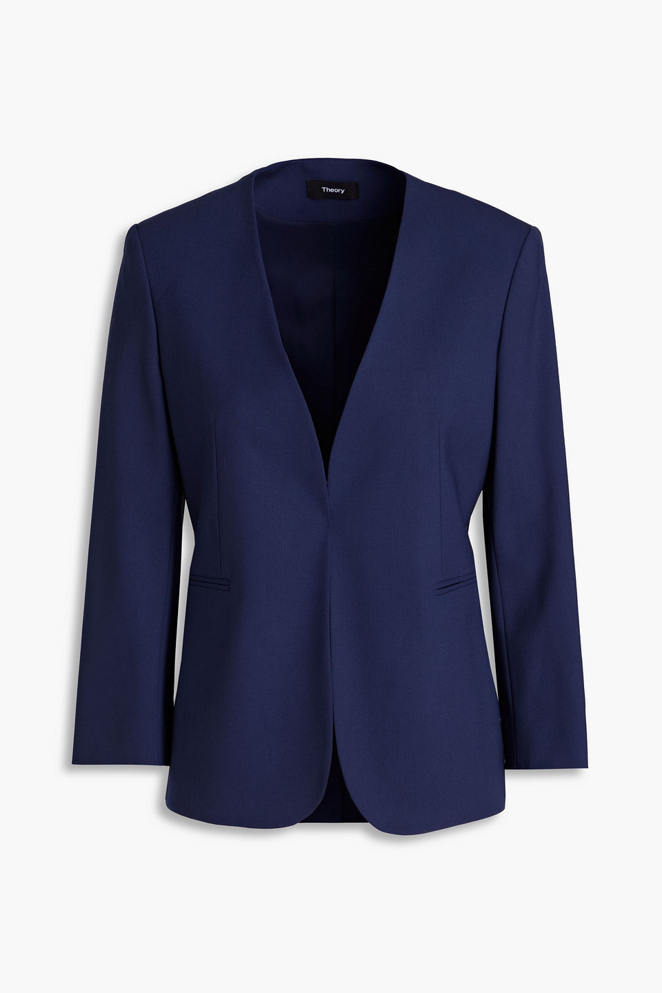 Theory Jacke Aus Stretch-wolle In Indigo/dark Blue