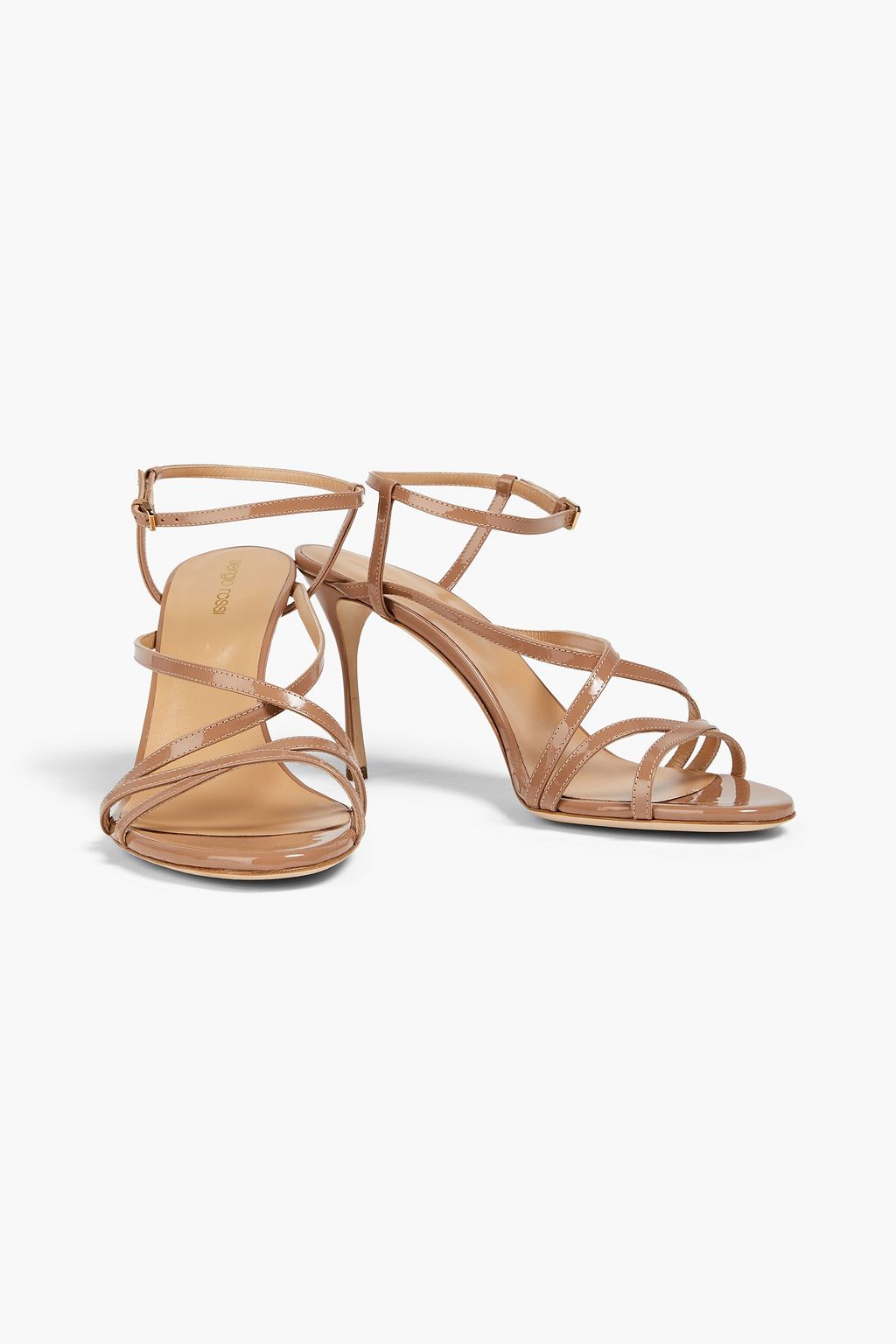 SERGIO ROSSI Patent-leather sandals