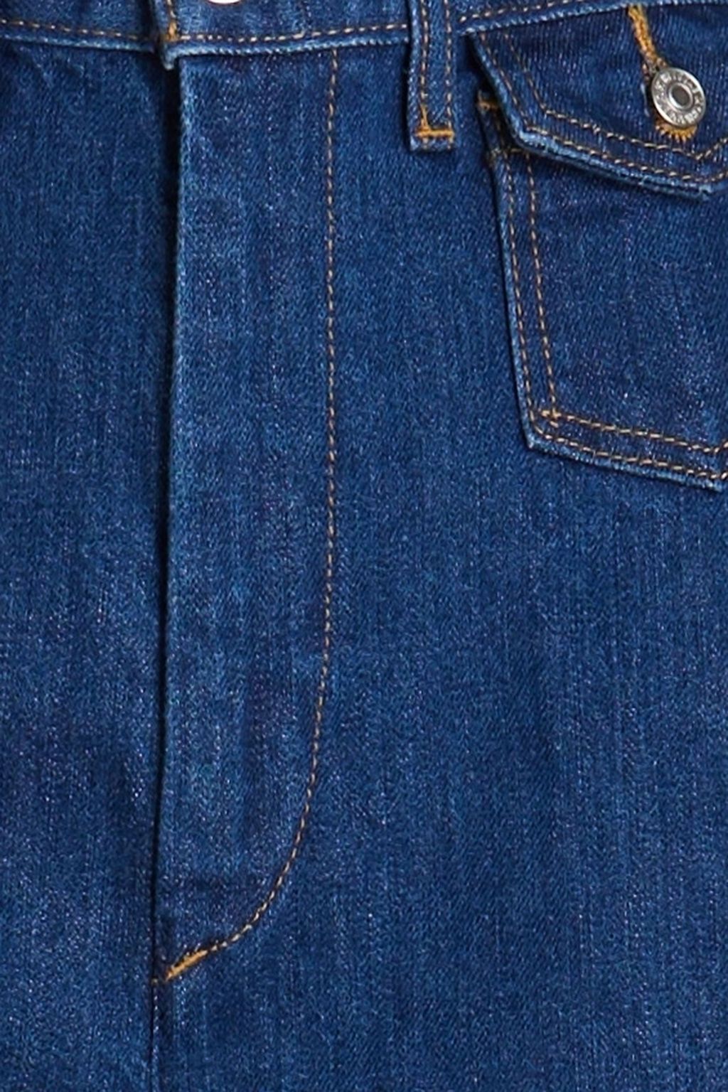 RE/DONE جينز بأرجل واسعة وخصر عالٍ