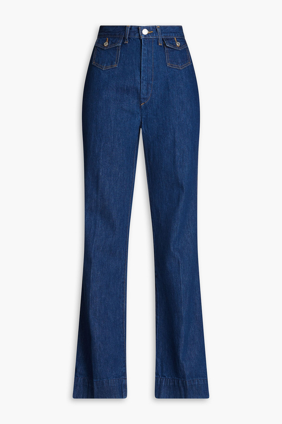 RE/DONE - High-rise wide-leg jeans - Blue - 25