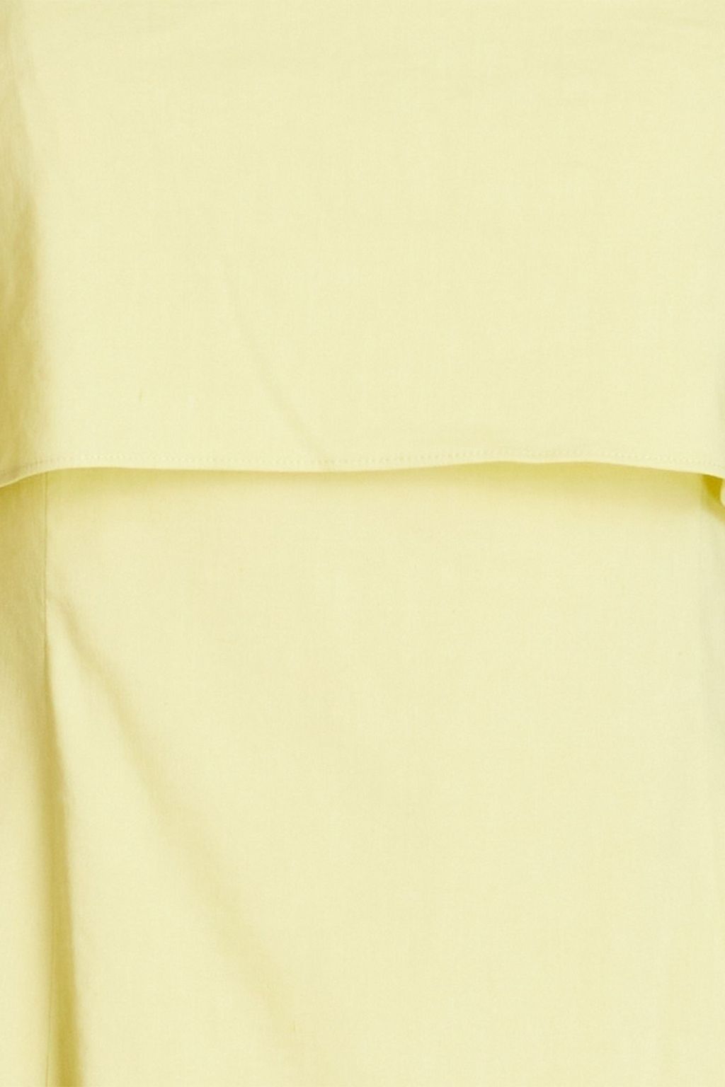 THEORY Draped linen-blend mini dress