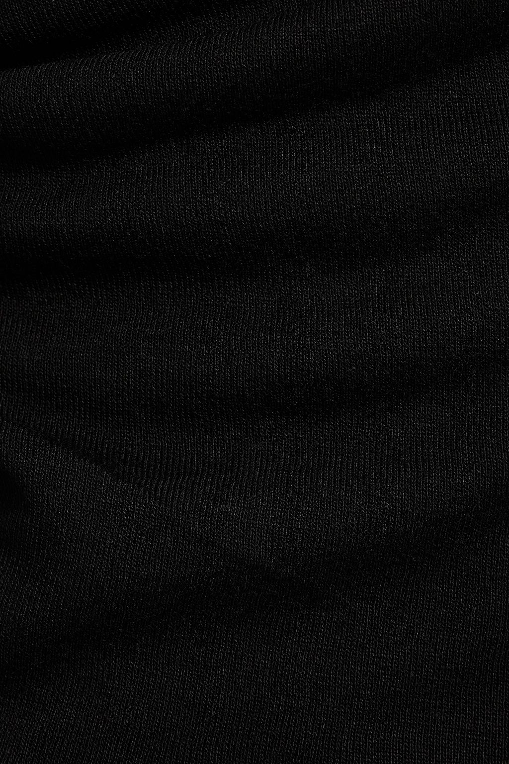 HELMUT LANG فستان من الجيرسي مزين بفتحات
