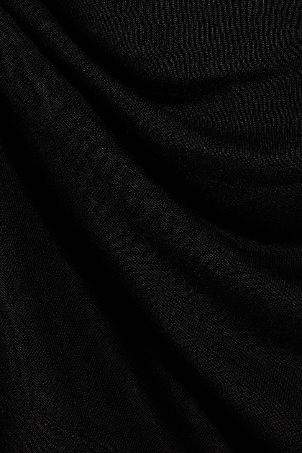 HELMUT LANG توب من الجيرسيه بتصميم من عدة طبقات مزين بفتحات