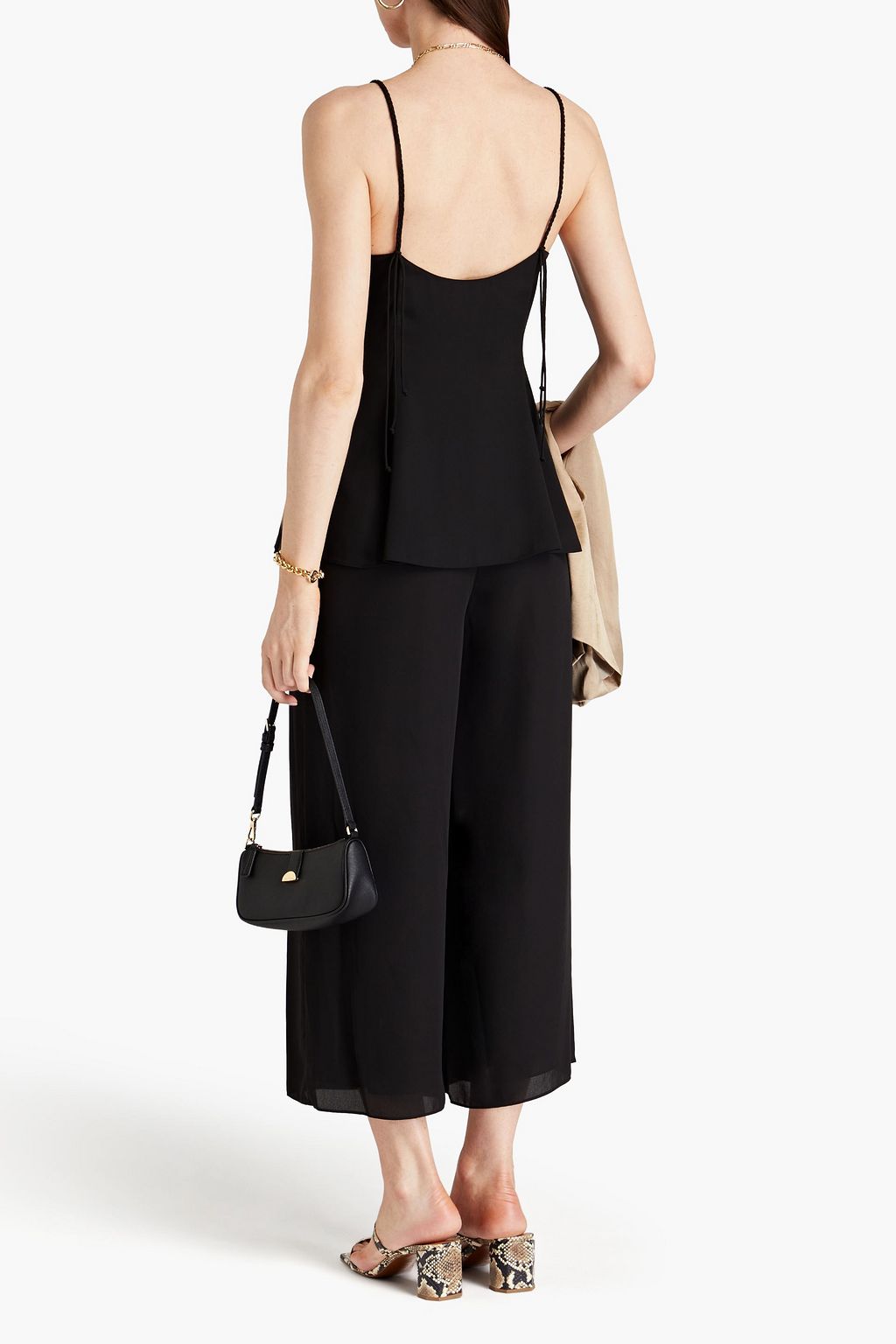 THEORY Crepe de chine camisole