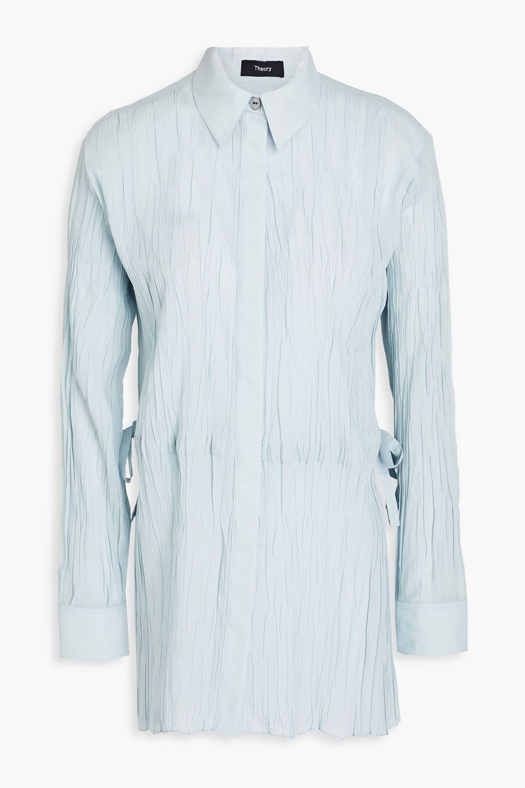 THEORY Crinkled poplin shirt | THE OUTNET