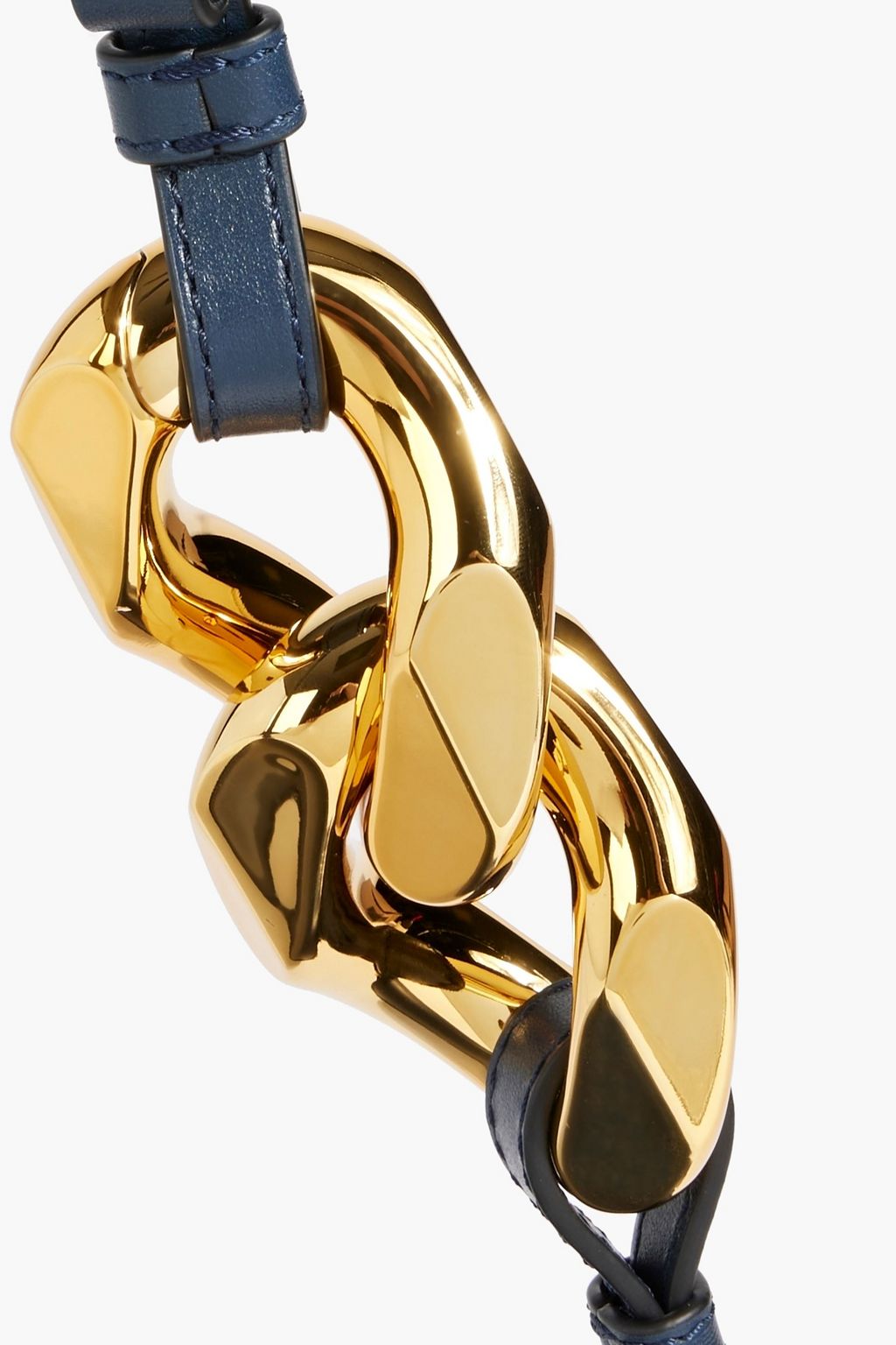 JW ANDERSON Chain-trimmed leather shoulder bag