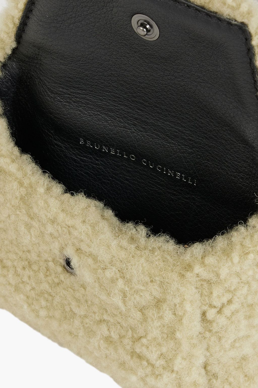 BRUNELLO CUCINELLI Shearling shoulder bag