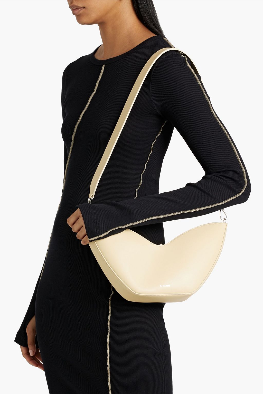 S.JOON Tulip leather shoulder bag