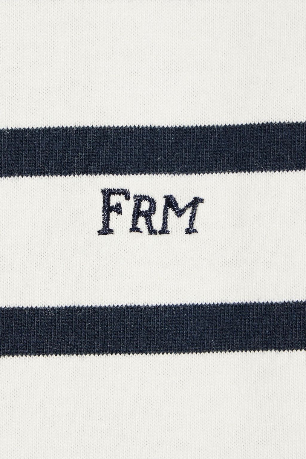 FRAME Striped cotton-jersey tank