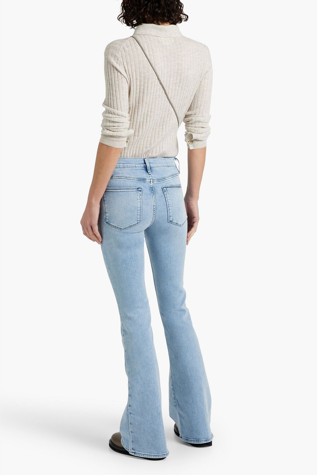 FRAME Le High Flare high-rise flared jeans