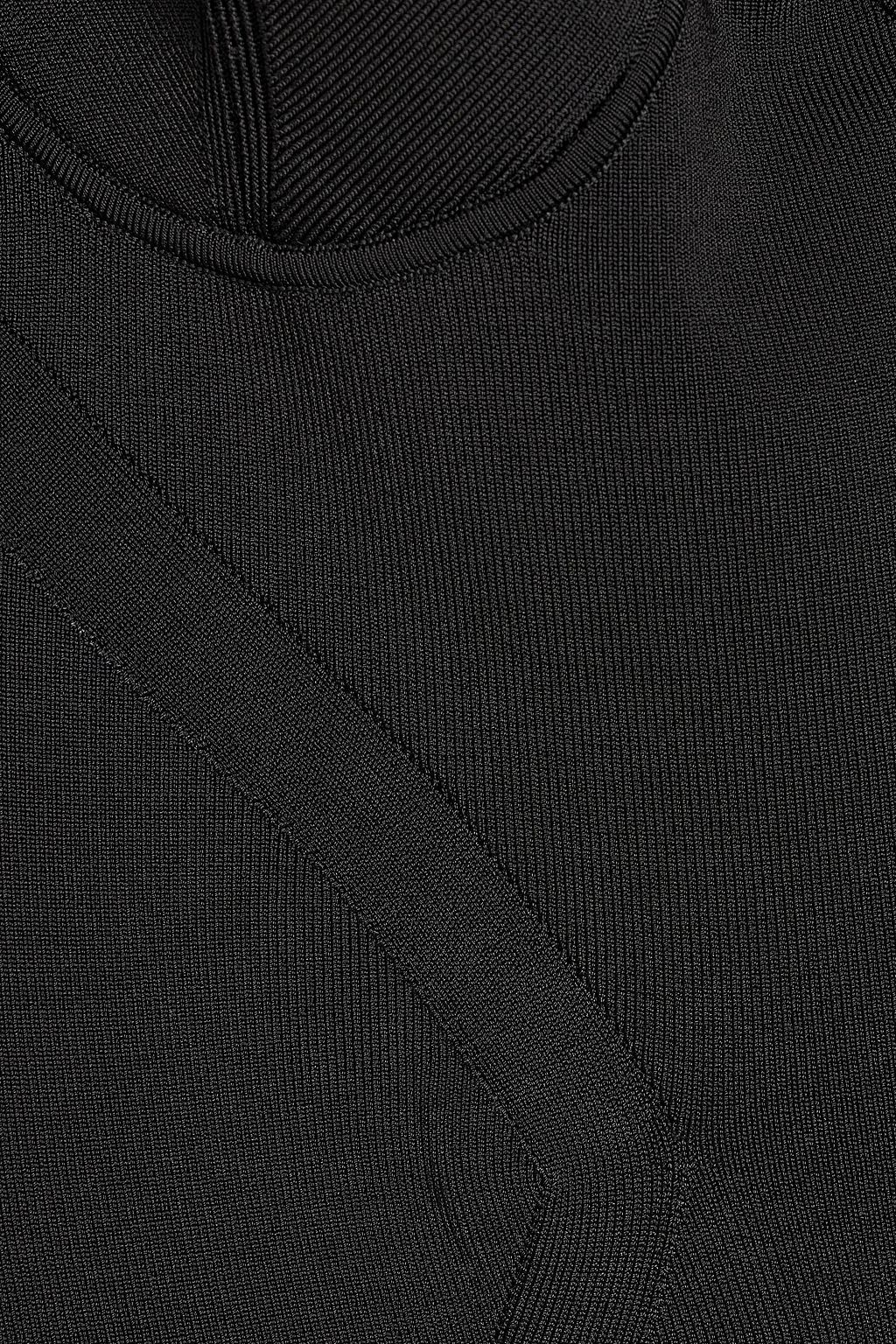 CAROLINA HERRERA ストレッチニット ミディワンピース