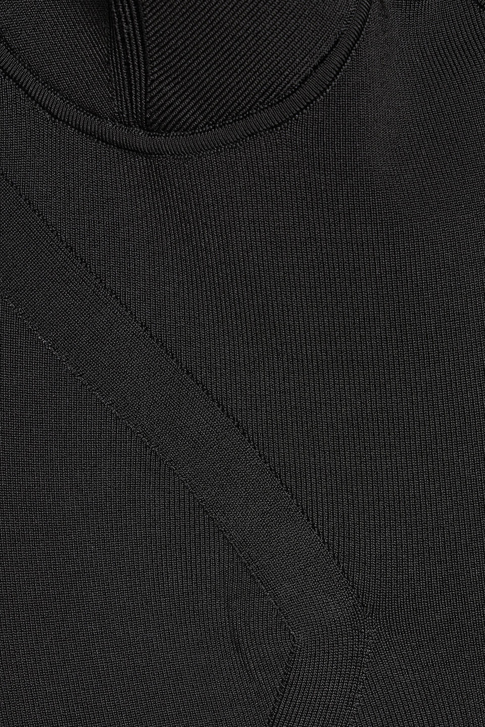 Carolina Herrera Stretch-knit Midi Dress In Black