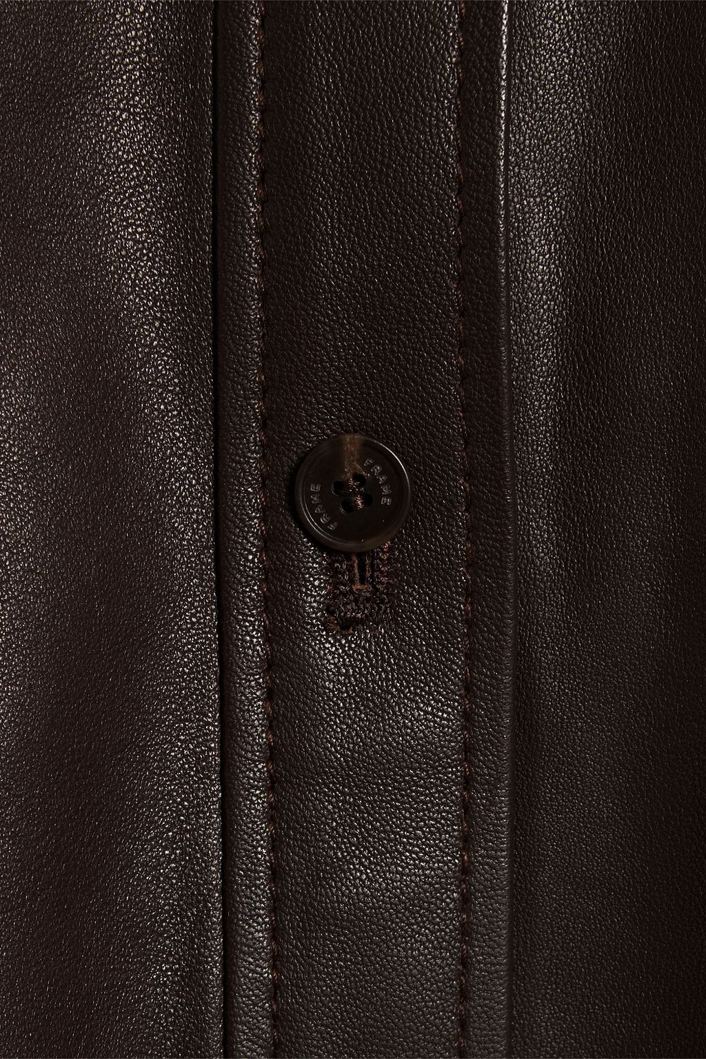 FRAME Leather shirt