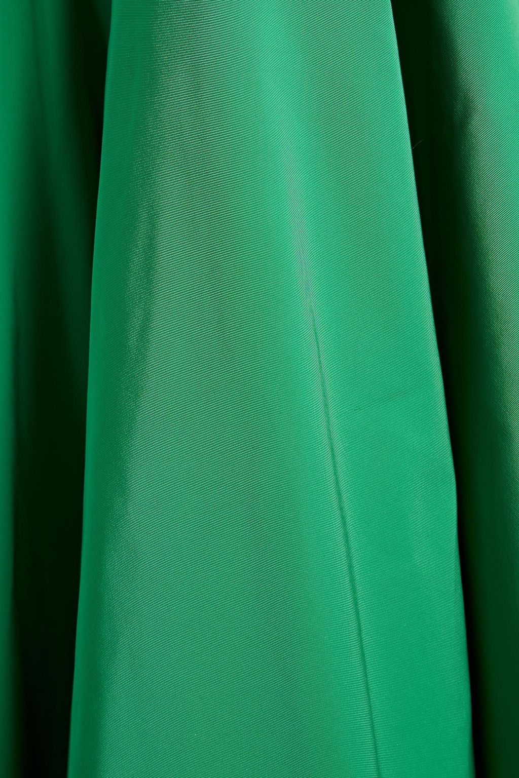 MARCHESA NOTTE One-shoulder twisted taffeta gown