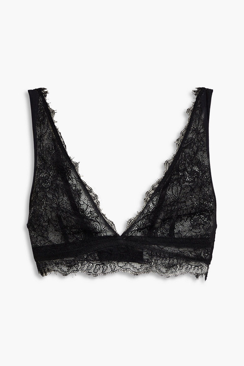 Cherie guipure lace triangle bra