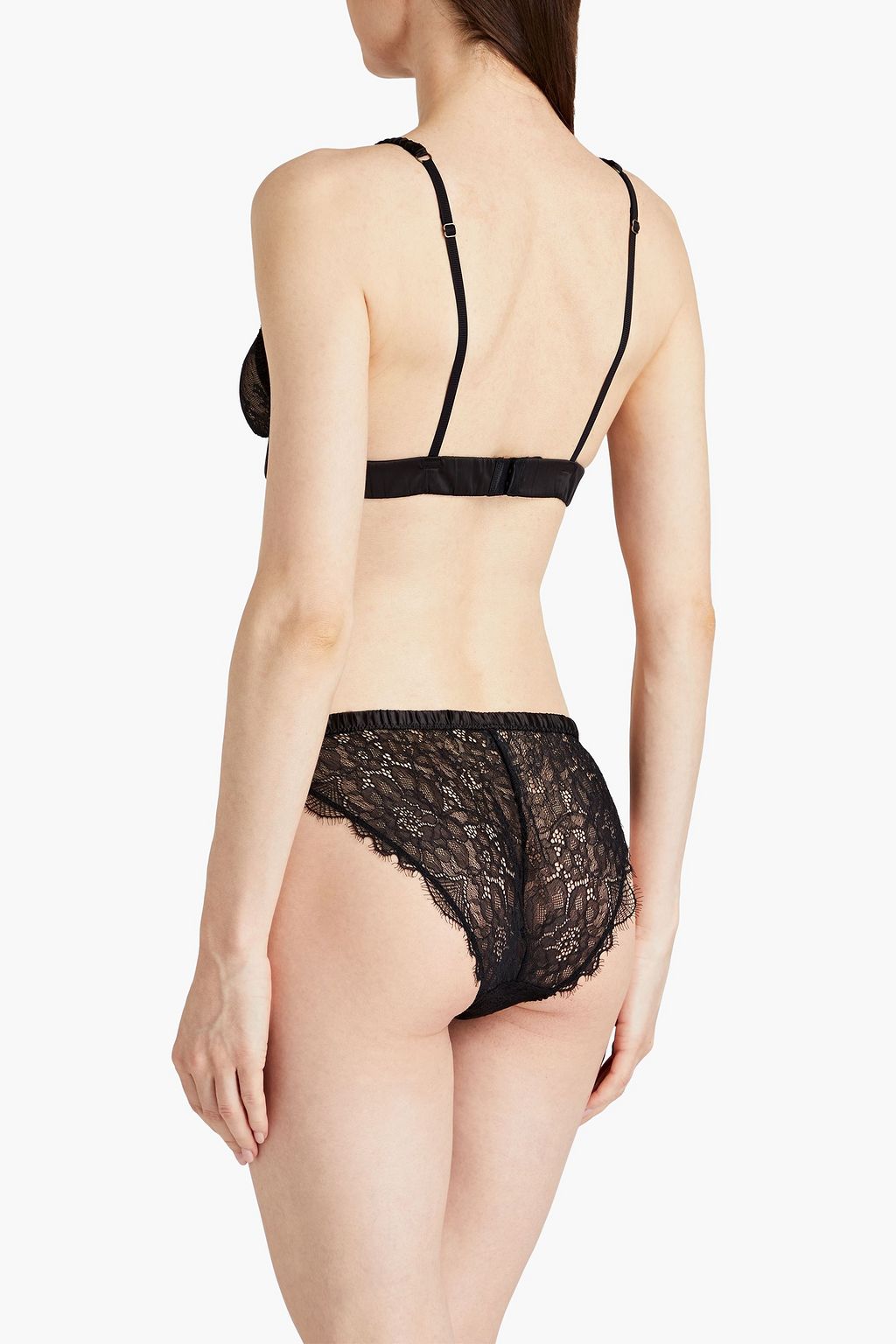 LOVE STORIES Uma corded lace triangle bra