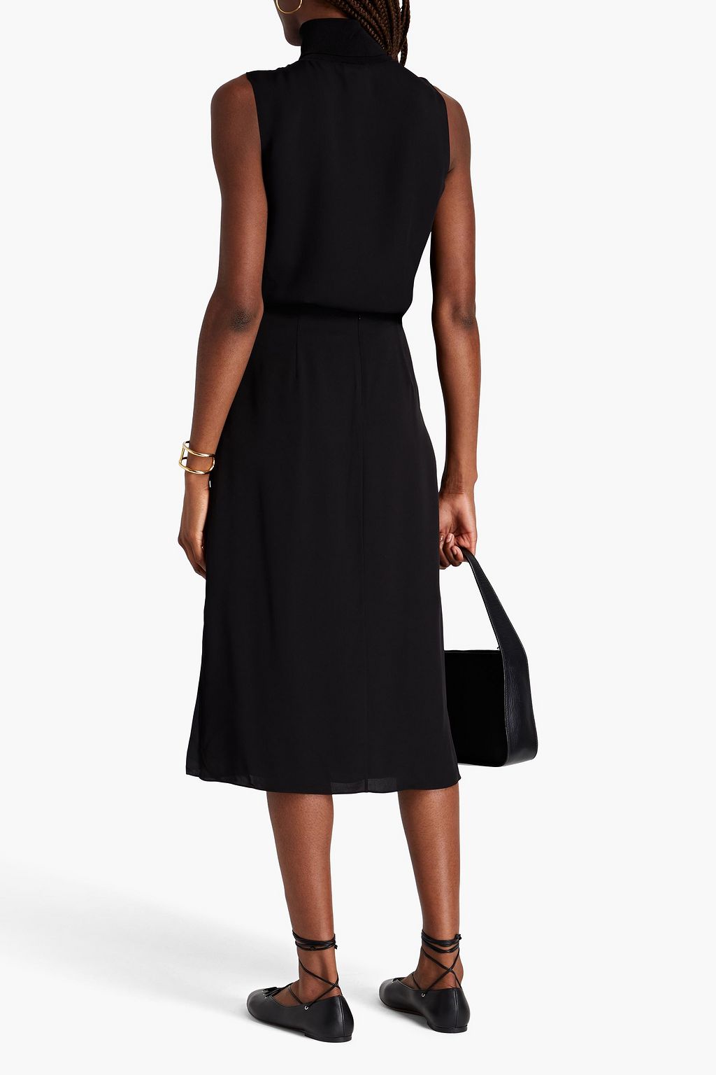 THEORY Crepe turtleneck top