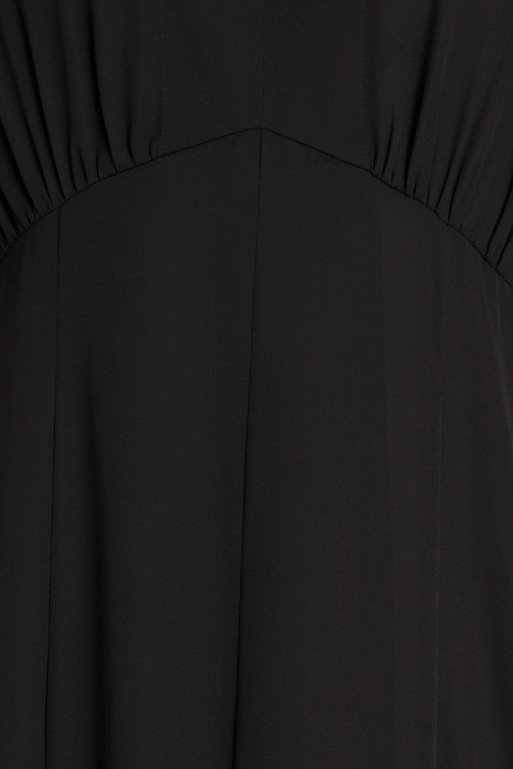 THEORY Midikleid aus Crêpe mit Raffung