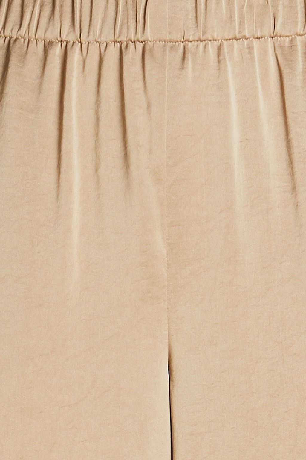 THEORY Cropped crinkled satin culottes