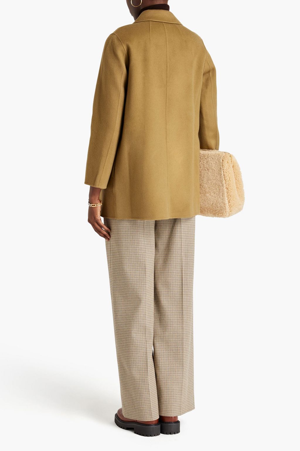 THEORY Wool and cashmere-blend felt coat
