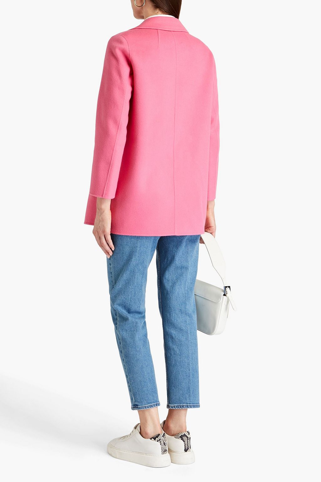 THEORY Clairene wool and cashmere-blend felt coat