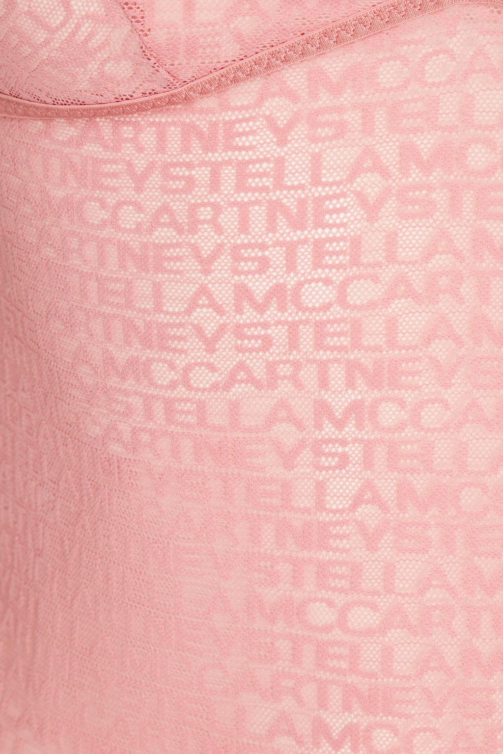 STELLA MCCARTNEY بودي سوت من الشبك المطاط بتصميم مطرز