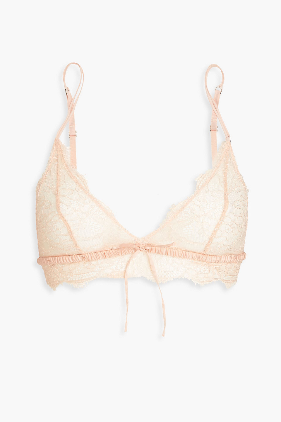 Dawn Leavers lace triangle bra