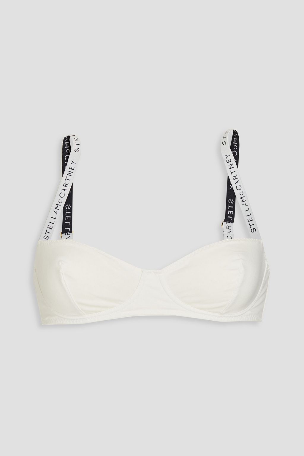 STELLA MCCARTNEY Stretch-cotton jersey balconette bra