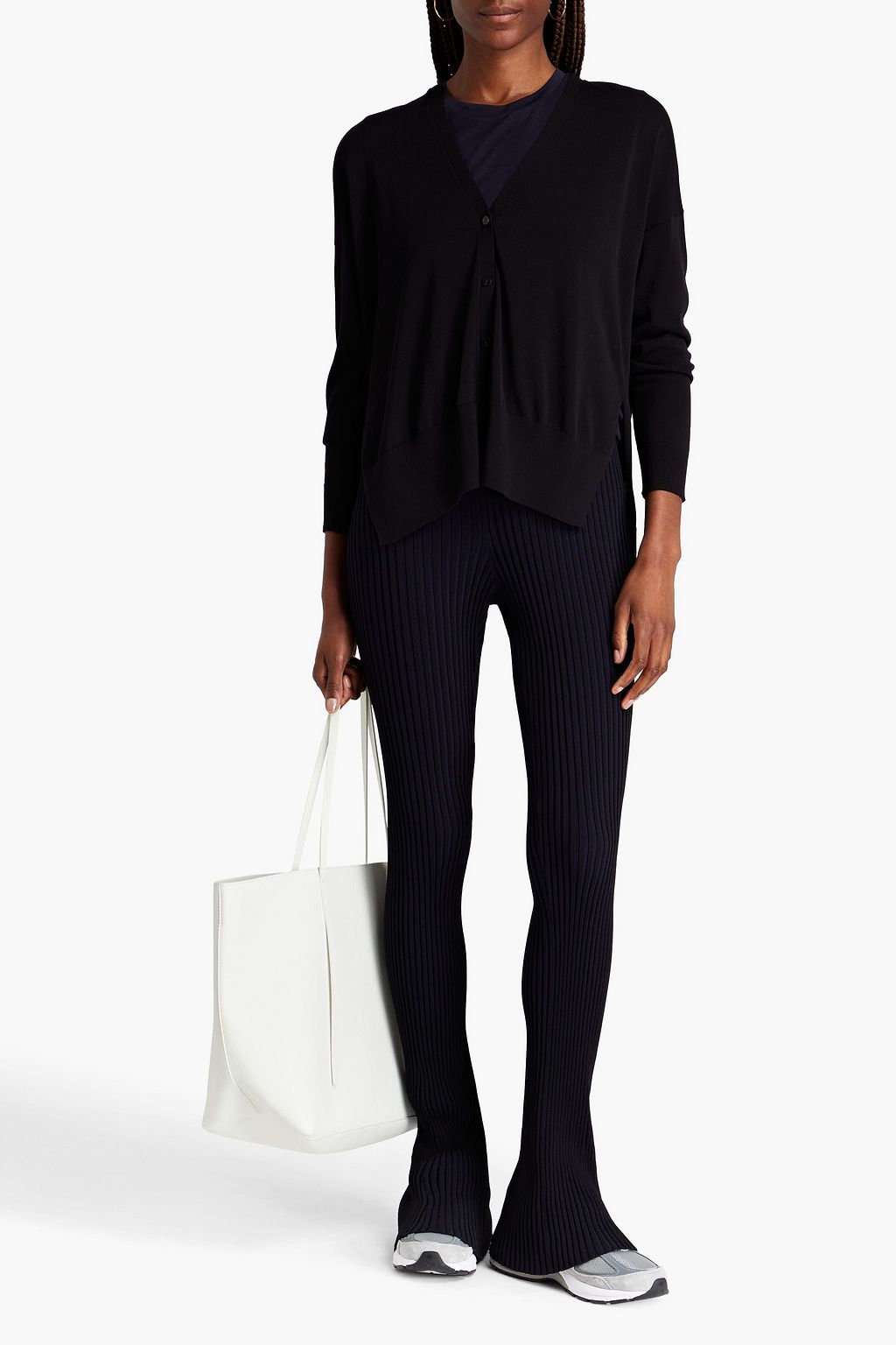 THEORY Karenia Cardigan aus einer Baumwollmischung