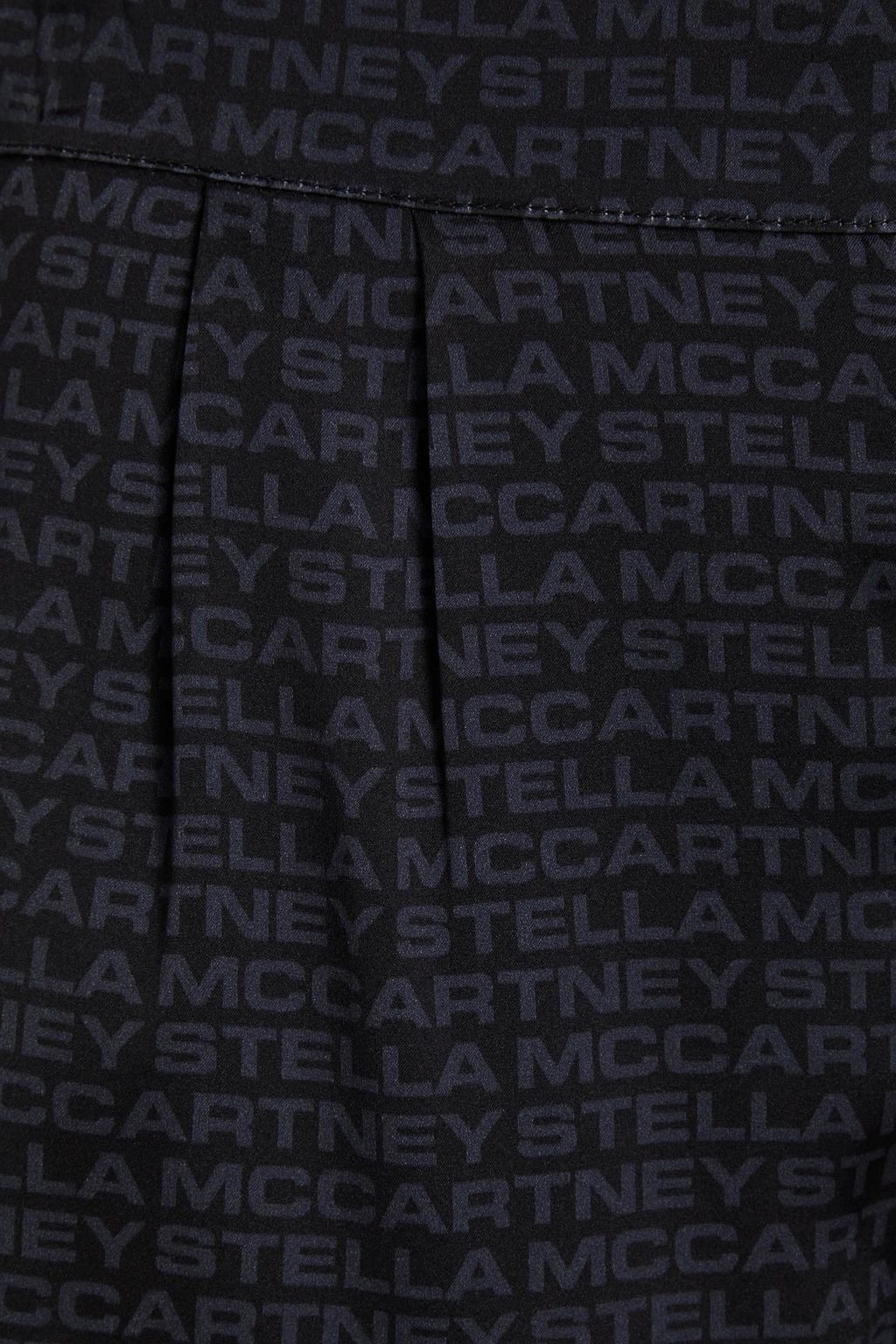STELLA MCCARTNEY Printed stretch-silk satin pajama shorts