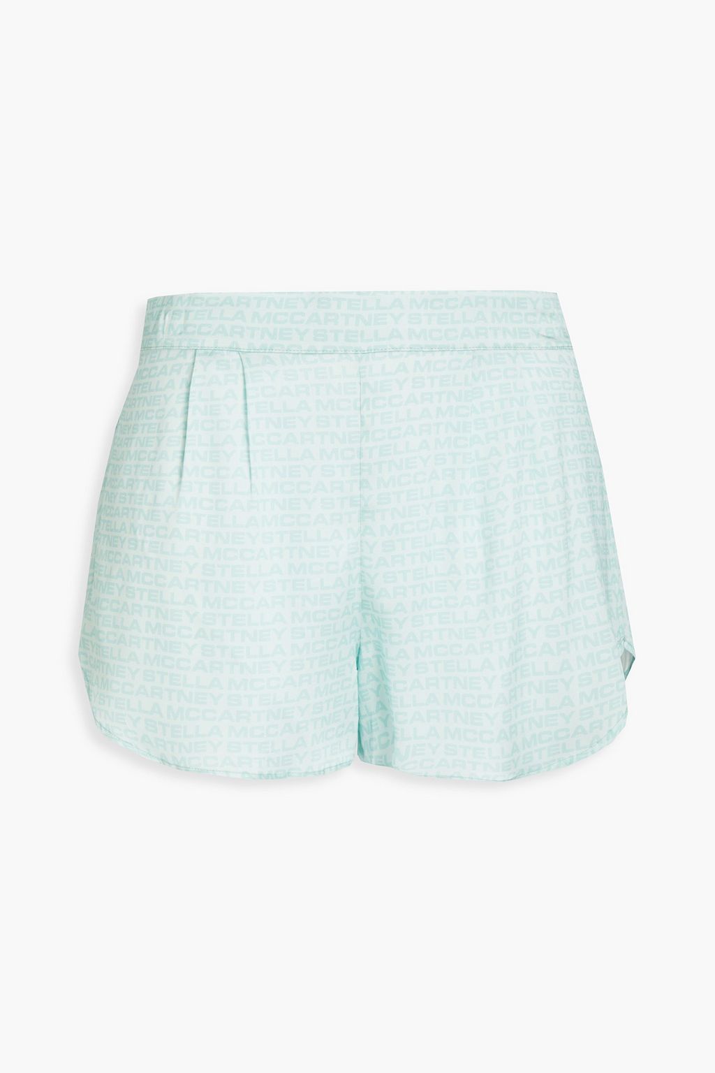 Monogram printed silk shorts - Stella McCartney - Women | Luisaviaroma