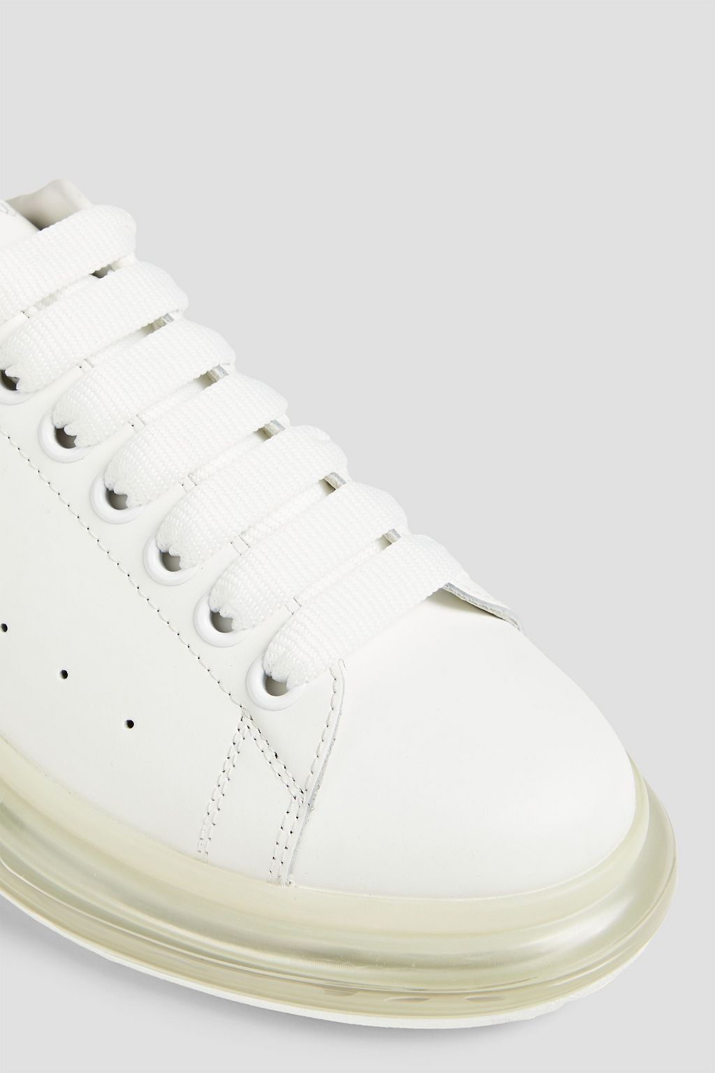 MCQUEEN Leather exaggerated-sole sneakers