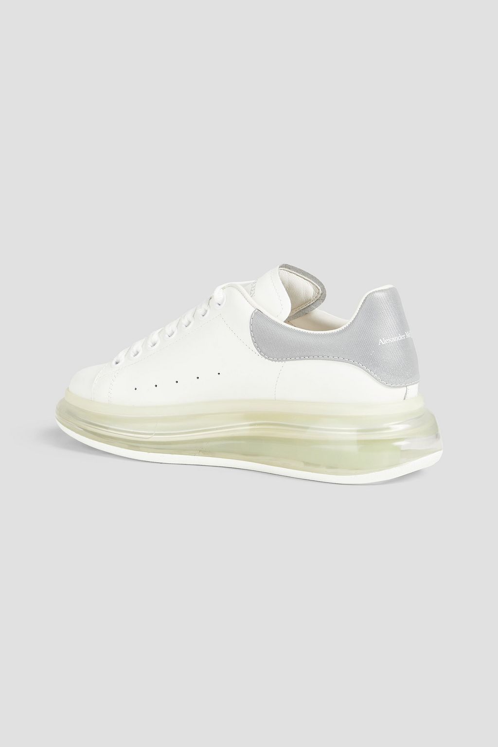 MCQUEEN Leather exaggerated-sole sneakers