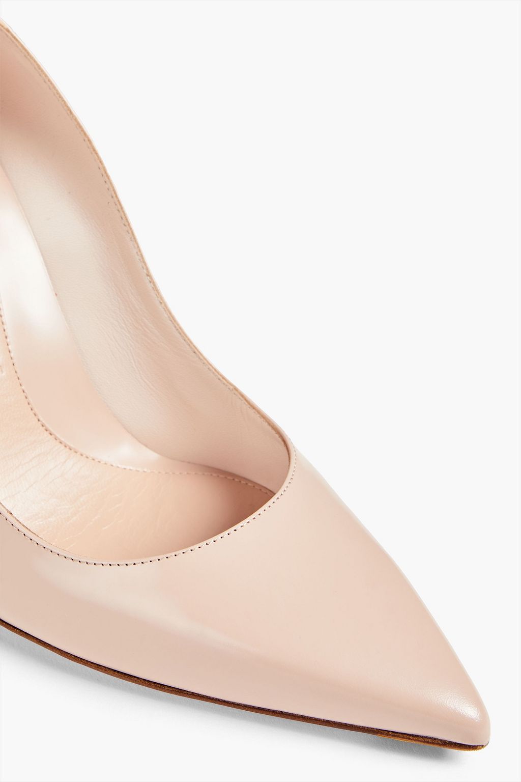 MCQUEEN レザー パンプス