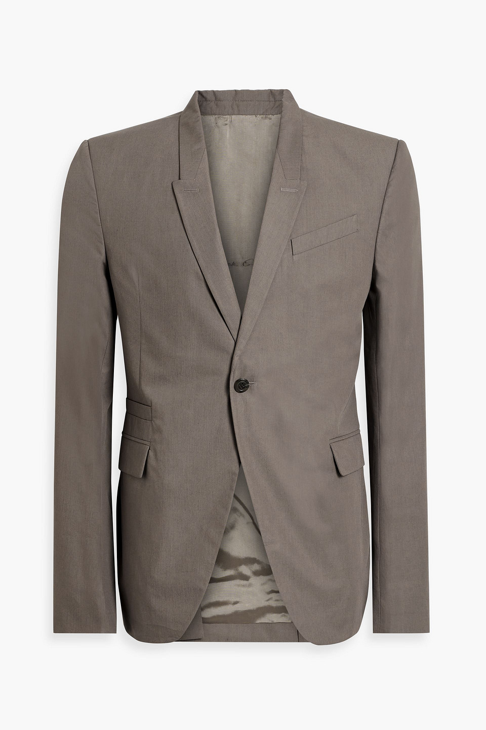 Cotton-sateen blazer