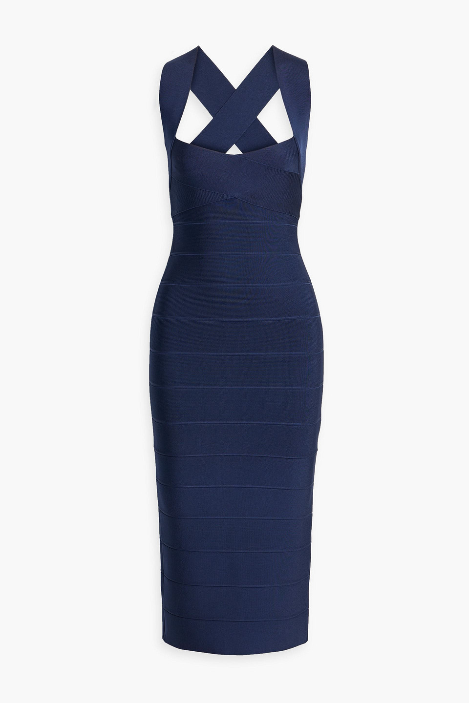 knee length dresses for ladies Mandy Bandage Midi Halter – Hoytie Toytie main image 0