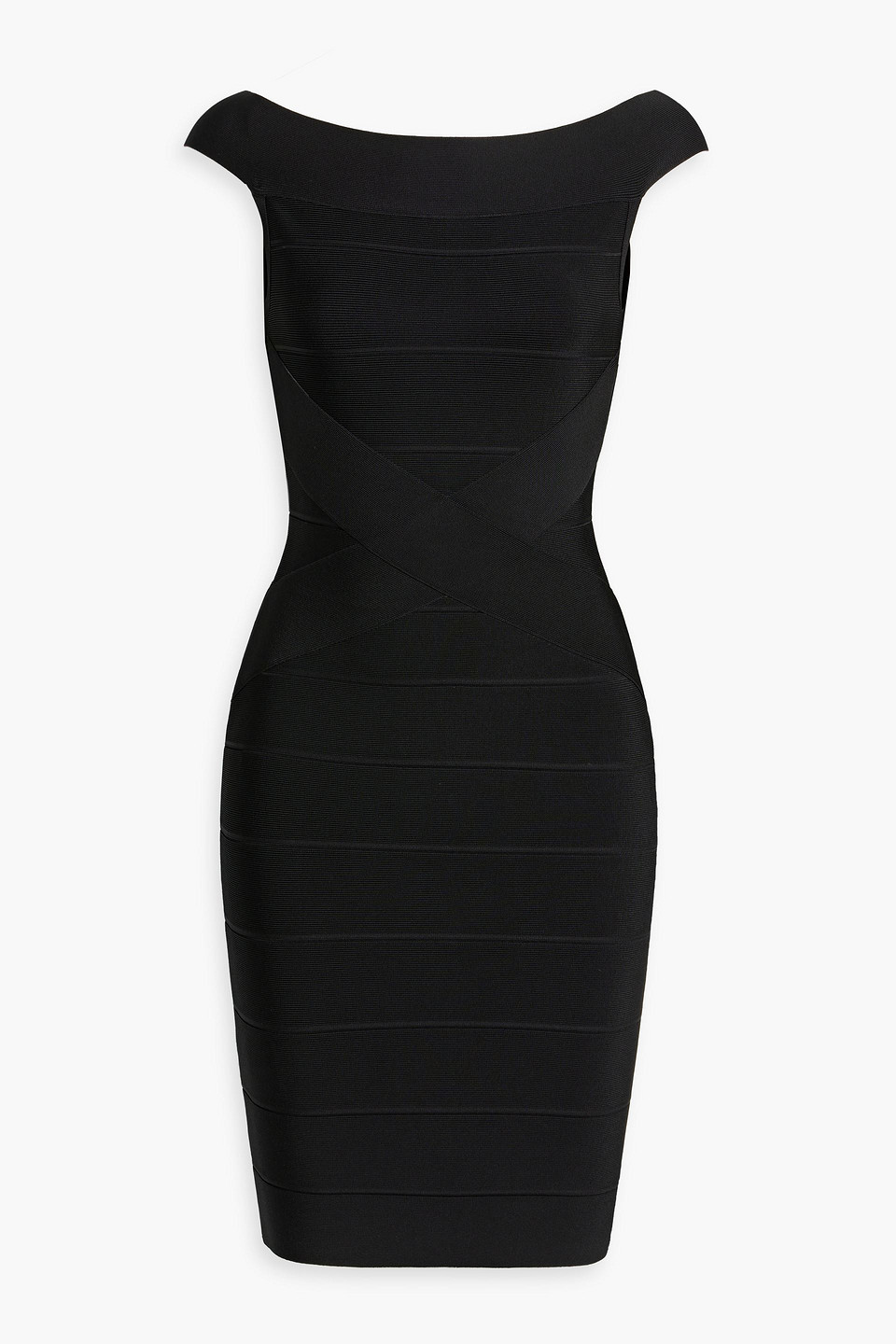 Herve Leger Bandage Mini Dress In Black